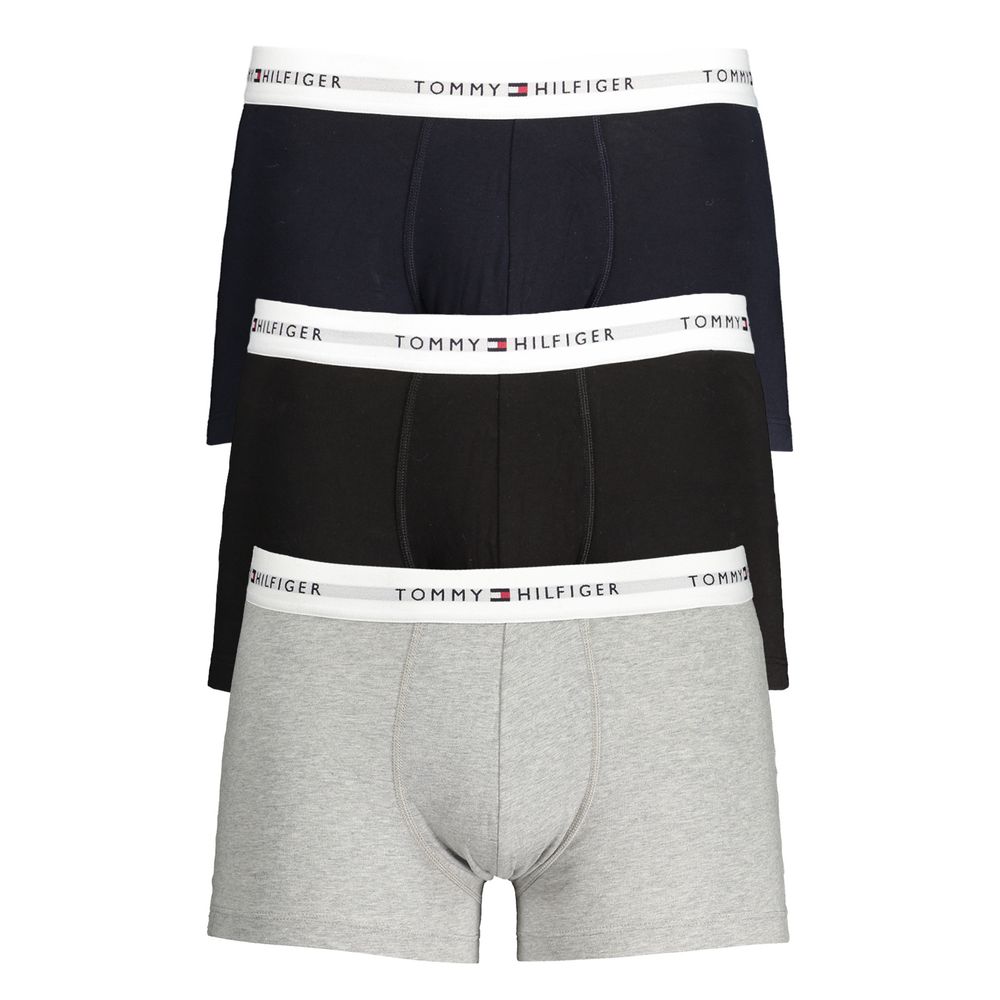 Tommy Hilfiger Gray Cotton Men's Boxer Tommy Hilfiger