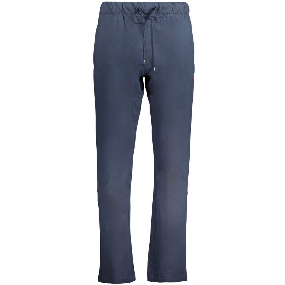 Gianmarco Venturi Blue Cotton Men's Trousers Gianmarco Venturi