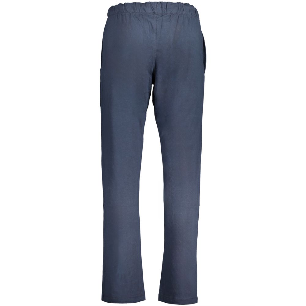 Gianmarco Venturi Blue Cotton Men's Trousers Gianmarco Venturi