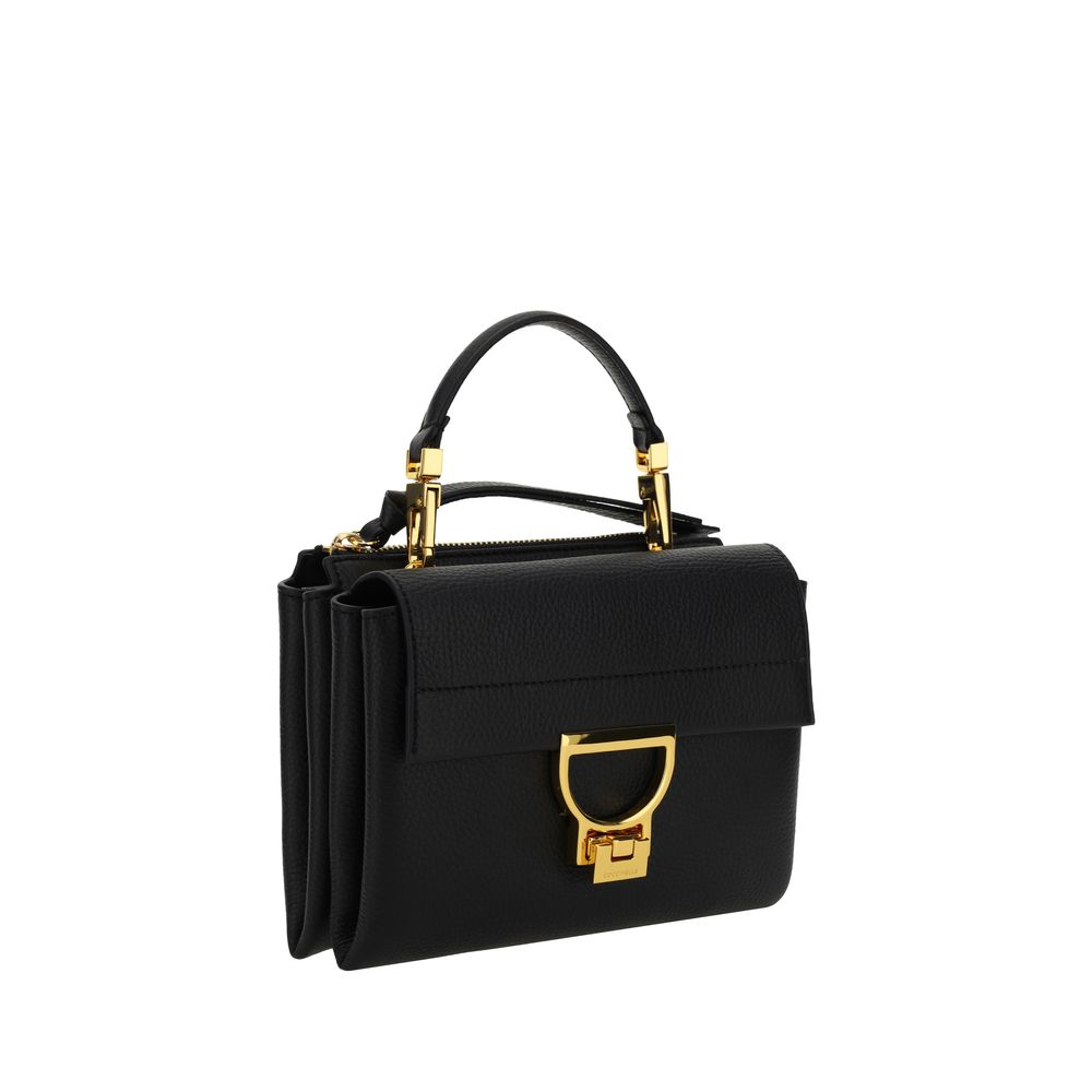 Coccinelle Black Calf Leather Bos Taurus Shoulder Bag Coccinelle