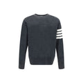 Thom Browne Gray Wool Oves Aries Sweatshirt Thom Browne