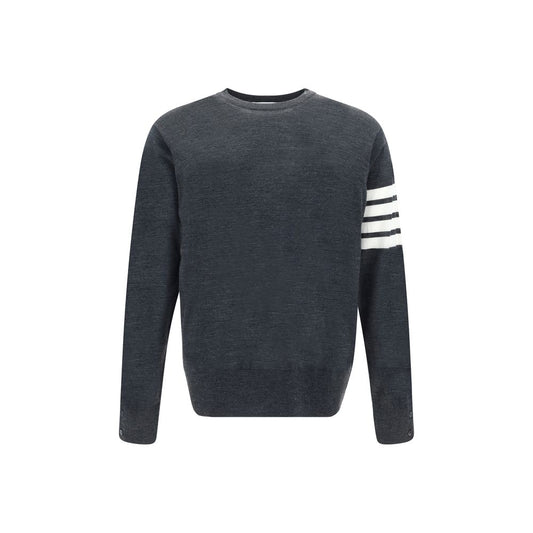 Thom Browne Gray Wool Oves Aries Sweatshirt Thom Browne