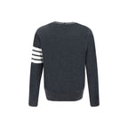 Thom Browne Gray Wool Oves Aries Sweatshirt Thom Browne