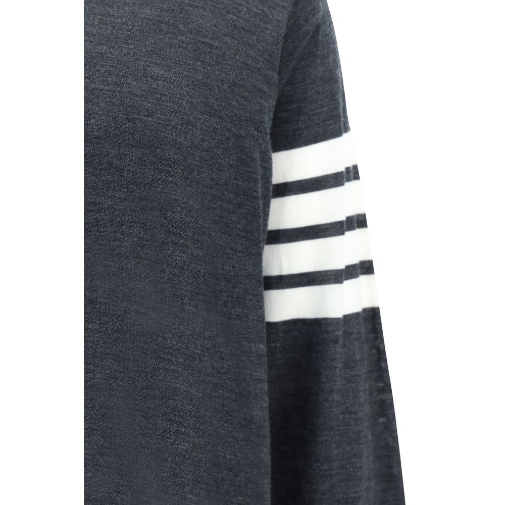 Thom Browne Gray Wool Oves Aries Sweatshirt Thom Browne