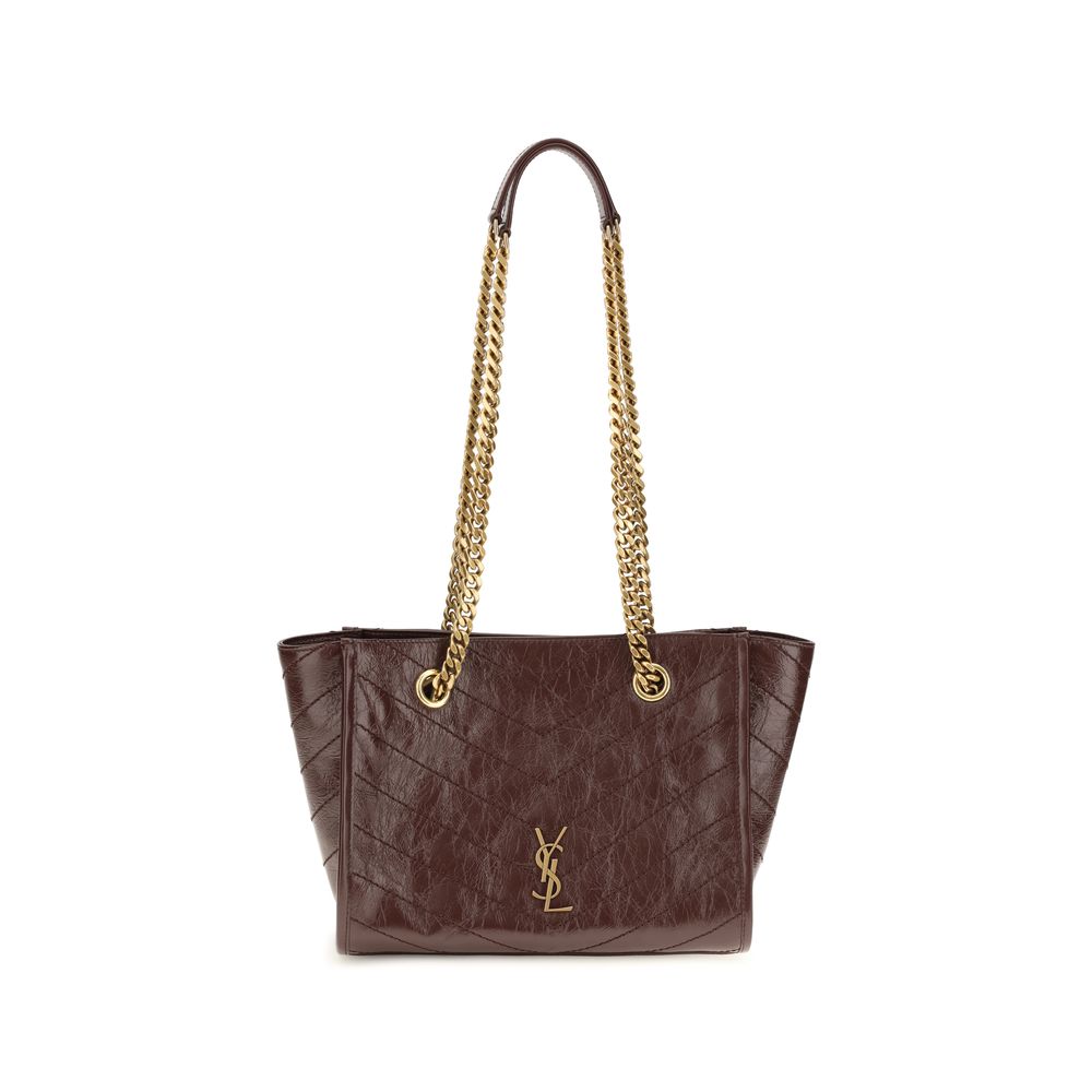 Saint Laurent Brown Calf Leather Bos Taurus Shoulder Bag Saint Laurent