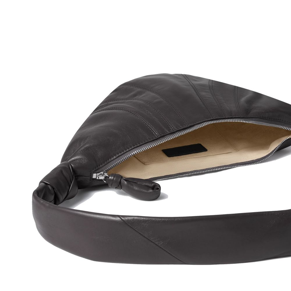 Lemaire Brown Lamb Leather Shoulder Bag Lemaire