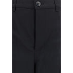 Rick Owens Black Wool Oves Aries Dress Pants