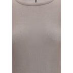 Rick Owens Gray Viscose Long Sleeve T-Shirt Rick Owens