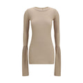 Rick Owens Beige Viscose Shirt Rick Owens