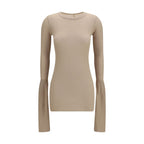 Rick Owens Beige Viscose Shirt Rick Owens