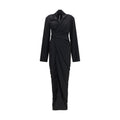 Rick Owens Black Viscose Casual Dress - Eljoys Fashion 