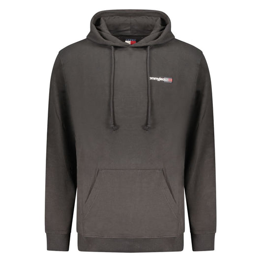 Tommy Hilfiger Black Cotton Men's Sweatshirt Tommy Hilfiger