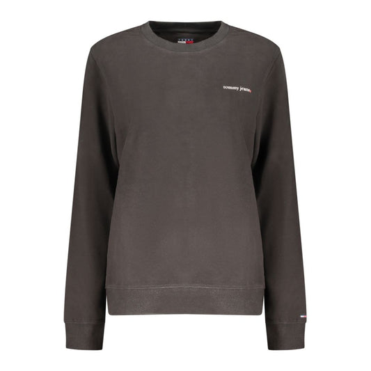 Tommy Hilfiger Black Cotton Women's Sweatshirt Tommy Hilfiger