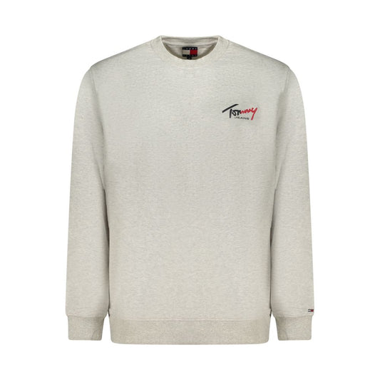 Tommy Hilfiger Gray Cotton Men's Sweatshirt Tommy Hilfiger