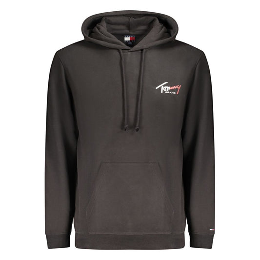 Tommy Hilfiger Black Cotton Men's Sweatshirt Tommy Hilfiger