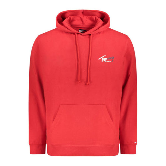 Tommy Hilfiger Red Cotton Men's Sweatshirt Tommy Hilfiger