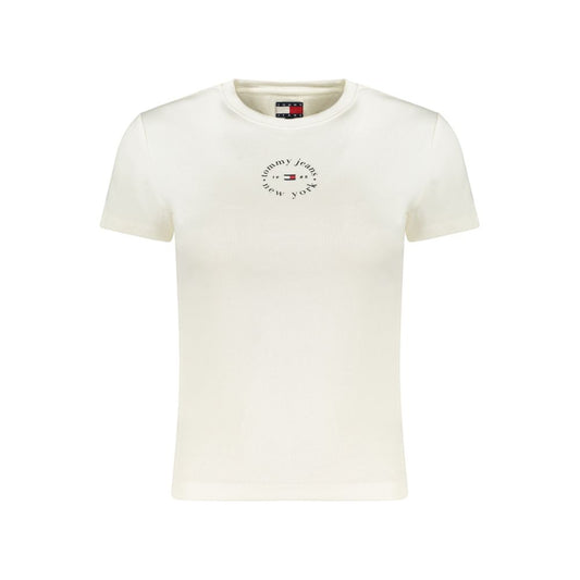 Tommy Hilfiger Bianco Cotton Women T-Shirt Tommy Hilfiger