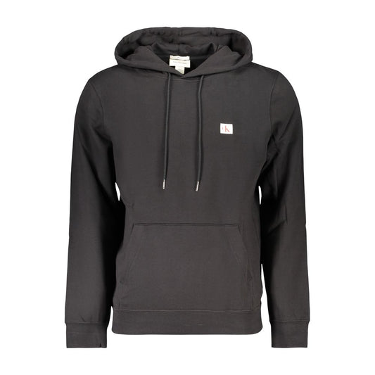 Calvin Klein Black Cotton Men Hoodie Calvin Klein