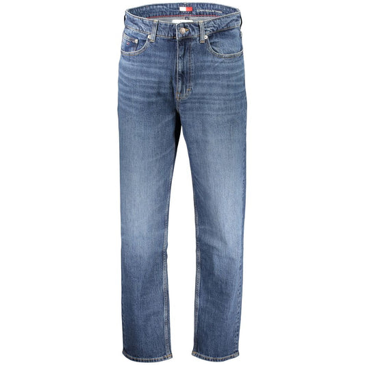 Tommy Hilfiger Blue Cotton Men's Jean Refined with Tapered Silhouette Tommy Hilfiger
