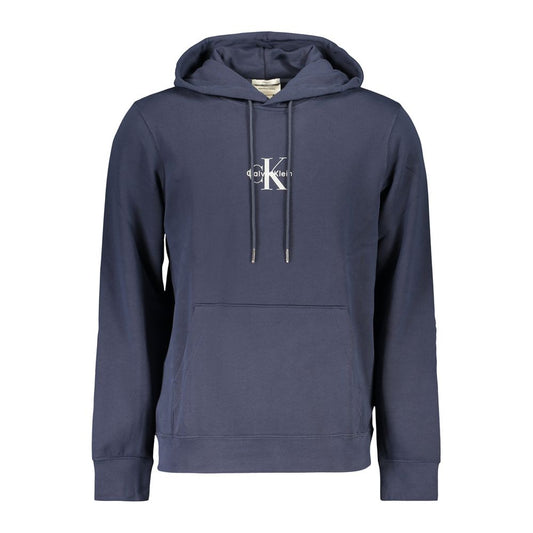 Calvin Klein Blue Cotton Men Sweater Calvin Klein