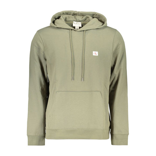 Calvin Klein Green Cotton Men's Hoodie Calvin Klein