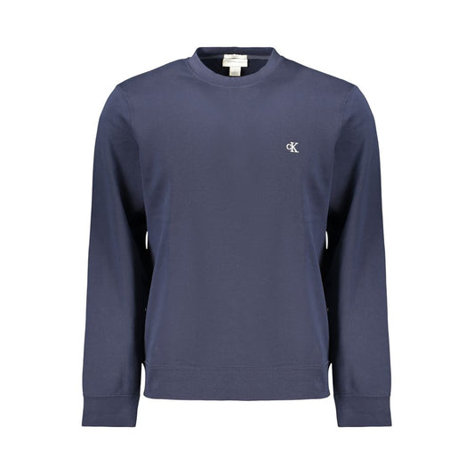 Calvin Klein Blue Cotton Men's Sweatshirt Calvin Klein