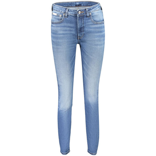 Calvin Klein Blue Cotton Women's Jean Calvin Klein