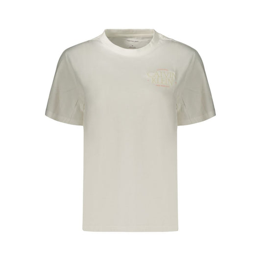 Calvin Klein White Cotton Women's T-Shirt Calvin Klein