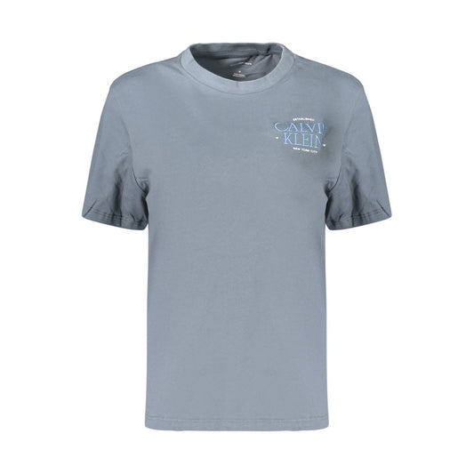 Calvin Klein Gray Cotton Women's T-Shirt Calvin Klein