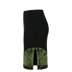 Malo Green Cotton Women Skirt