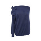 Malo Blue Cotton Women Sweater