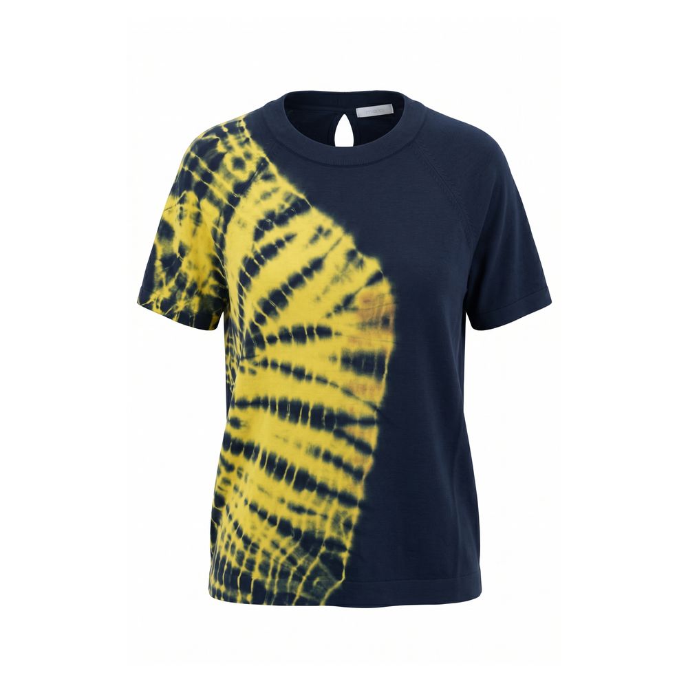 Malo Blue Cotton Women T-Shirt Malo