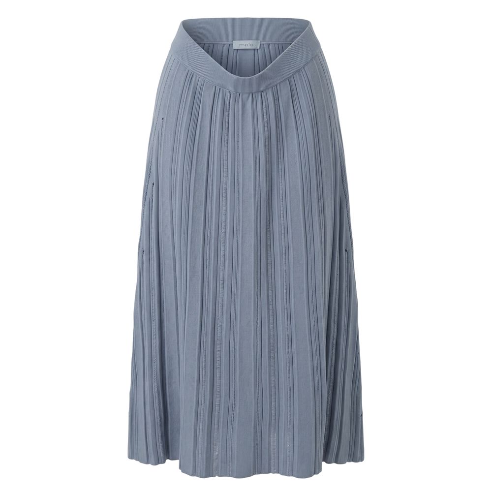 Malo Grey Cotton Women Skirt Malo