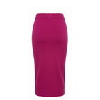 Malo Purple Cotton Women Skirt