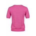 Malo Pink Cotton Women Sweater