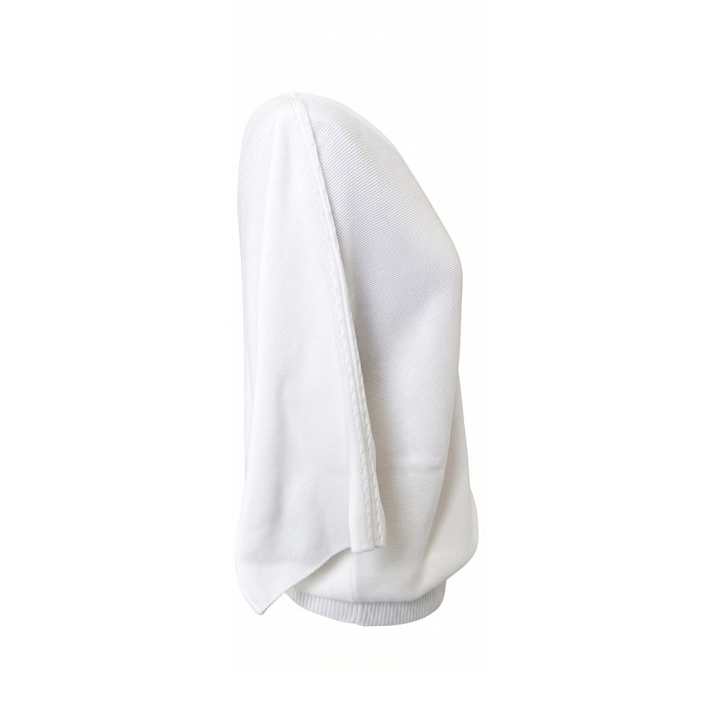 Malo White Cotton Women Sweater Malo