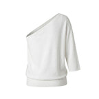 Malo White Cotton Women Sweater
