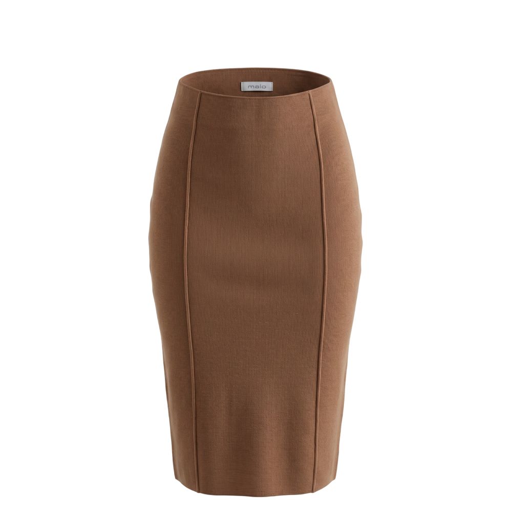 Malo Beige Cotton Women's Skirt Malo
