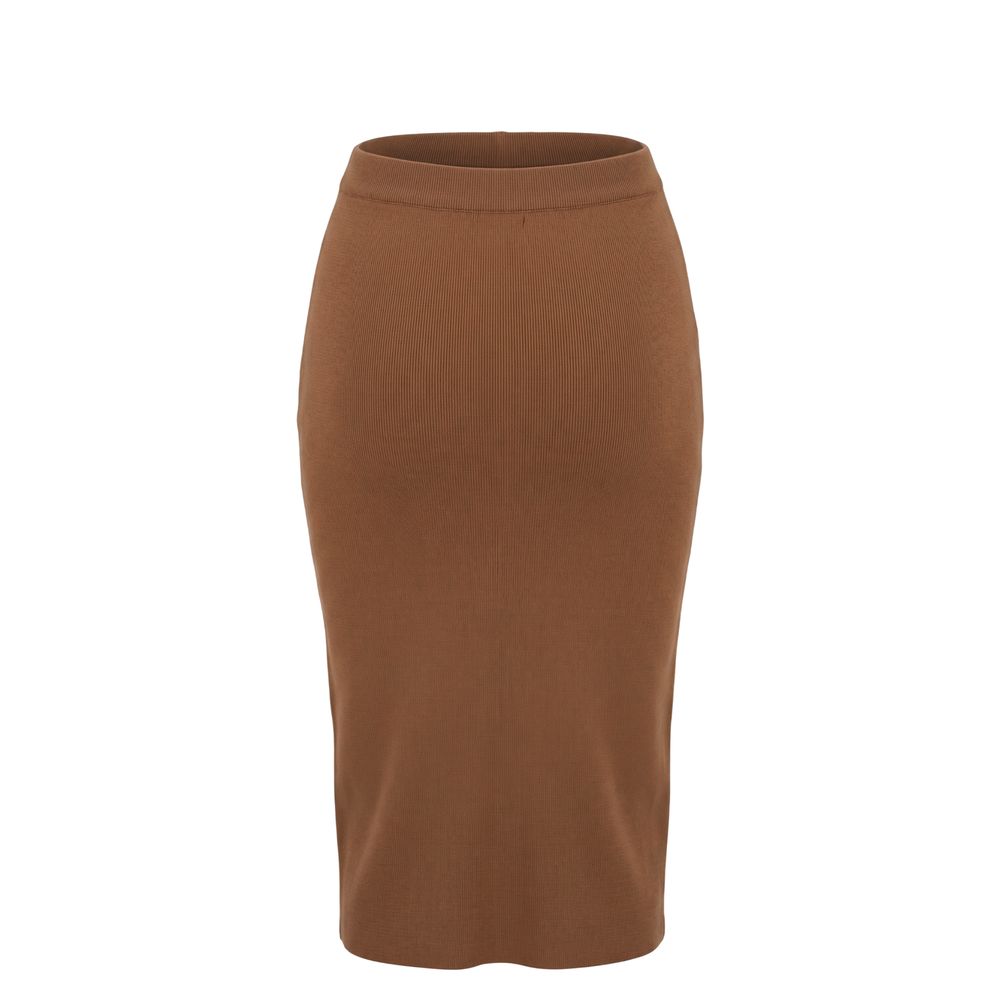 Malo Beige Cotton Women's Skirt Malo