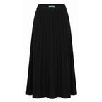 Malo Black Cotton Women Skirt