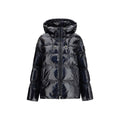 PINKO Black Polyamide Full-Length Jacket