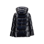 PINKO Black Polyamide Full-Length Jacket