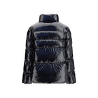 PINKO Black Polyamide Full-Length Jacket