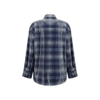 PINKO Blue Polyester Pattern Shirt