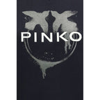 PINKO Black Cotton Sweatshirt