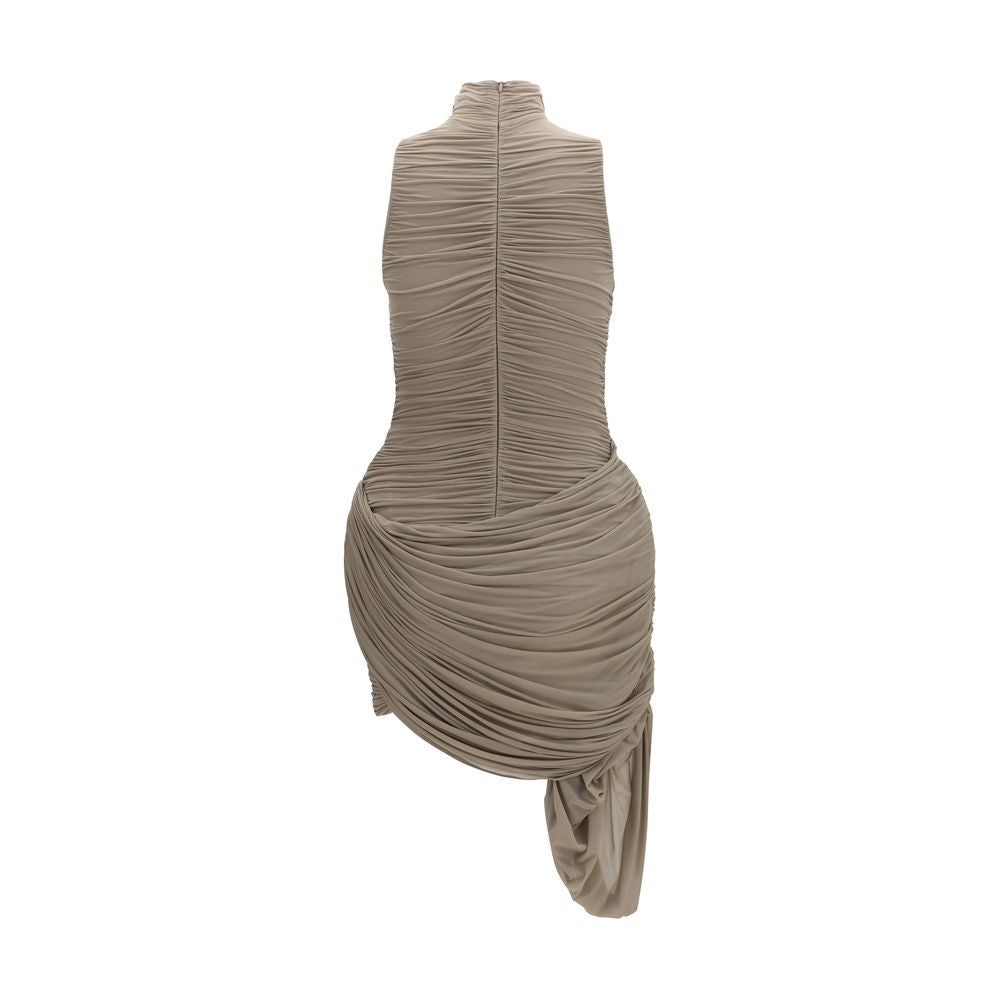 Magda Butrym Beige Copper Cocktail Dress Magda Butrym