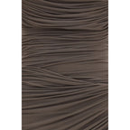 Magda Butrym Brown Copper Cocktail Dress - Eljoys Fashion 