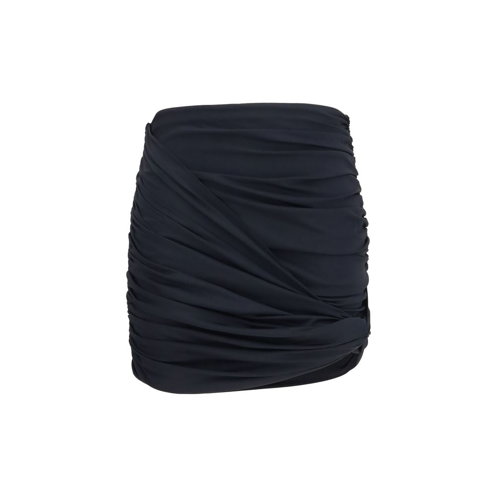 Magda Butrym Black Polyamide Mini Skirt Magda Butrym