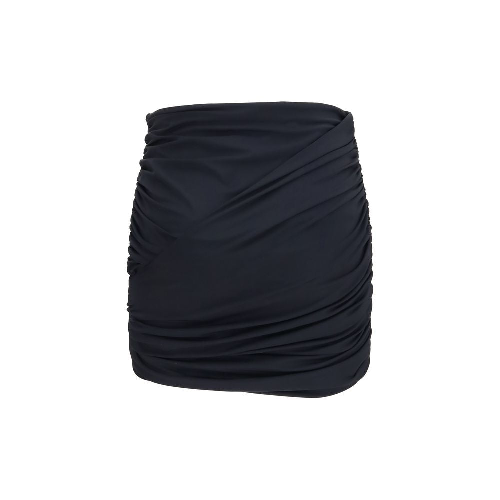 Magda Butrym Black Polyamide Mini Skirt Magda Butrym