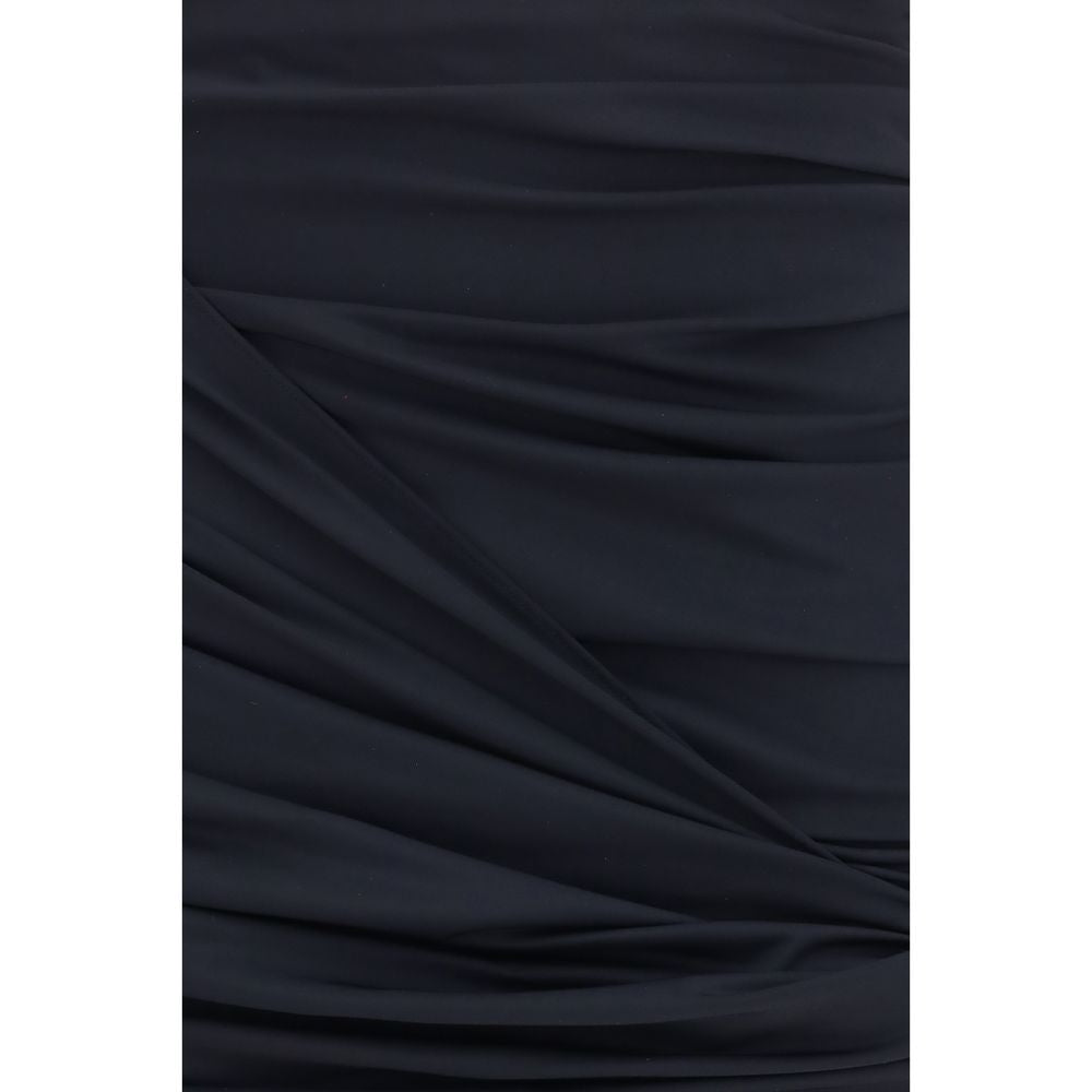 Magda Butrym Black Polyamide Mini Skirt Magda Butrym
